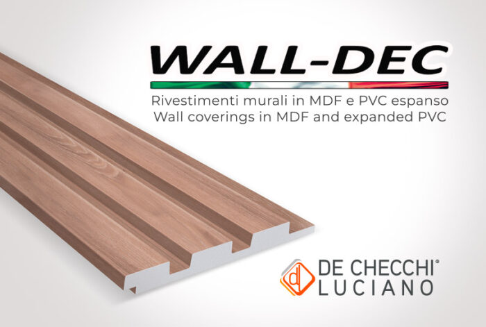 Mdf Pvc WALL-DEC - Rivestimenti murali in MDF e PVC espanso - De Checchi Luciano
